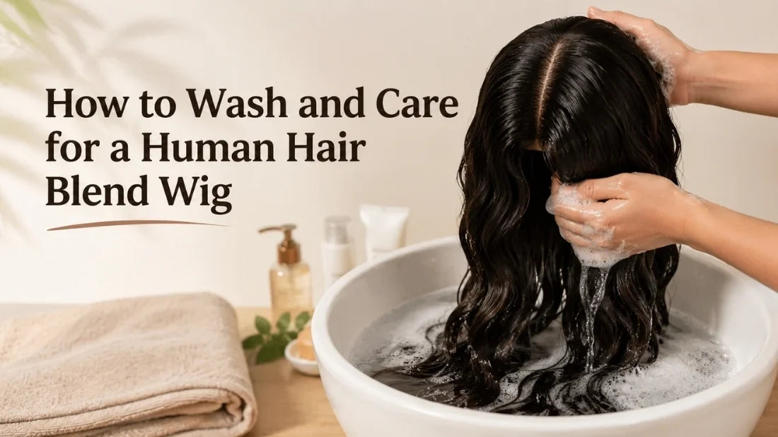 How to Wash and Care for a Human Hair Blend Wig