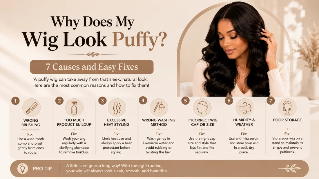 Why Does My Wig Look Puffy 7 Causes and Easy Fixes