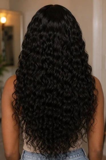 13x6 HD Lace Deep Wave Human Hair Wig 250% Density