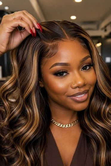 P4/27 Lace Front 13x4 Body Wave Wig