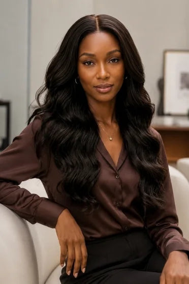 4x6 Natural 3D Body Wave Closure Wig