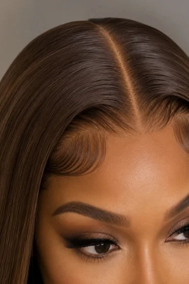 13x4 HD Lace Natural Brown Brazilian Virgin Wig