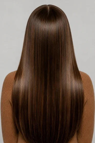 13x4 HD Lace Natural Brown Brazilian Virgin Wig