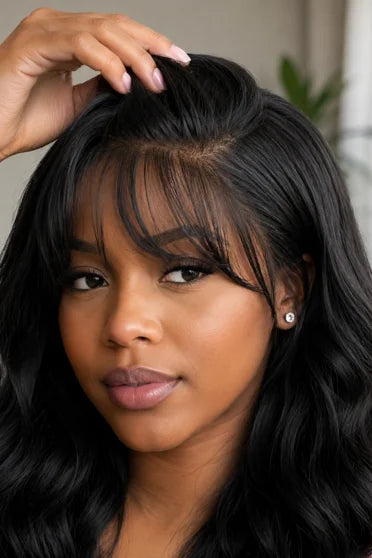 Natural Full Machine-Made Body Wave Wig