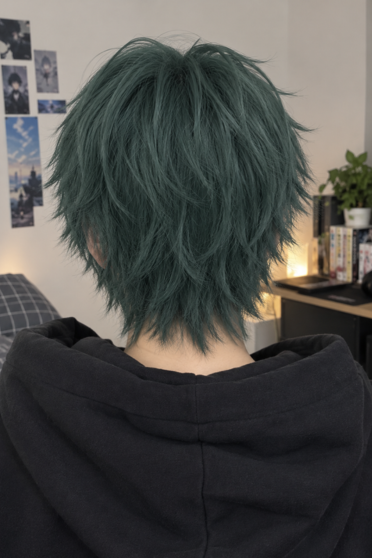 Jujutsu Kaisen Maki Zenin Short Green Cosplay Wig