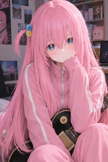 Bocchi the Rock! Hitori Gotoh Cosplay Wig