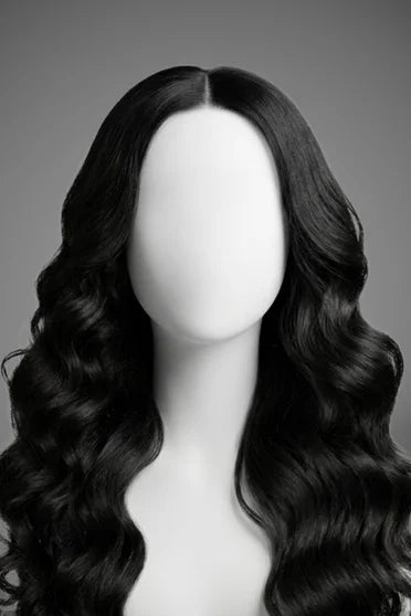 Body Wave 13x6 / 360 HD Lace Wig 220% Density – Crown Strand, back view