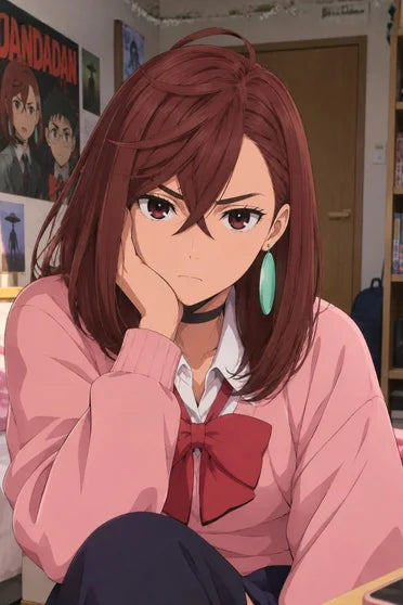 Dandadan Momo Ayase Short Brown Cosplay Wig