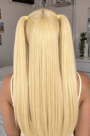 Death Note Misa Amane Long Golden Blonde Cosplay Wig