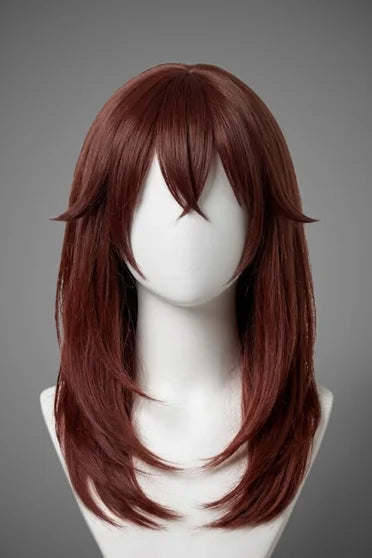 Genshin Impact Amber Cosplay Wig (With Bangs)