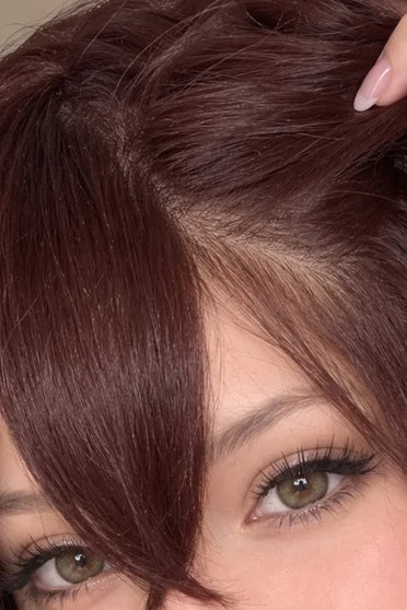 Genshin Impact Amber Cosplay Wig (With Bangs)