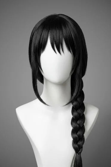 Jujutsu Kaisen Riko Amanai Blue-Black Long Braided Cosplay Wig
