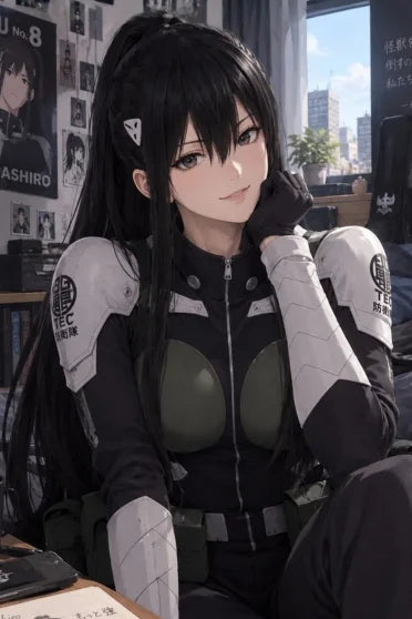 Kaiju No. 8 Mina Ashiro Cosplay Wig