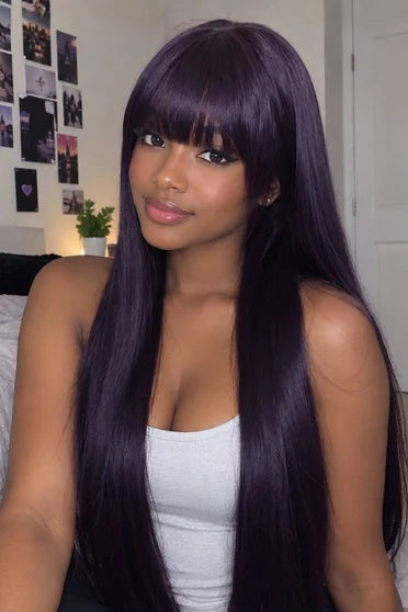 My Happy Marriage Miyo Saimori Long Purple Cosplay Wig