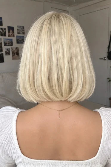 Solo Leveling Cha Hae-In Short Blonde Cosplay Wig