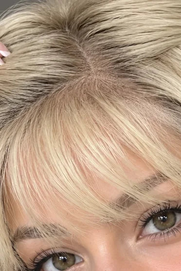 Solo Leveling Cha Hae-In Short Blonde Cosplay Wig